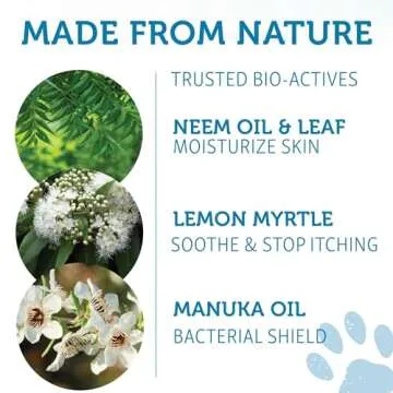 The Natural Dog Shampoo Bar Soap for Itchy Skin Relief - Twin Pack - Dog Soap for Sensitive Skin with Manuka and Neem Oil to Ease Allergies and Itching