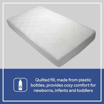 Sealy Baby Waterproof Cooling Crib Mattress Protector