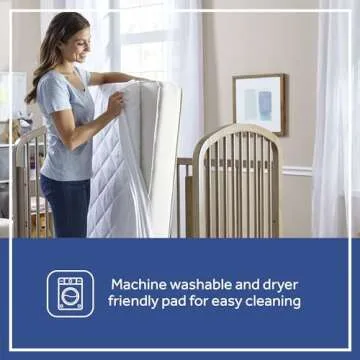 Sealy Baby Waterproof Cooling Crib Mattress Protector