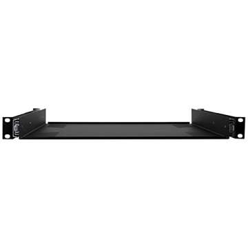 Penn Elcom R1290/1U Sliding Rack Tray (Audio, AV, IT, DJ) Equipment Shelf for 1 Rack Space up to 15 Inch Deep