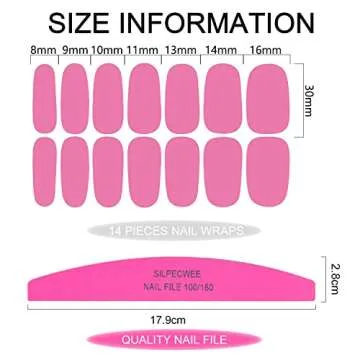 SILPECWEE Stylish Nail Polish Strips for Beautiful Nails