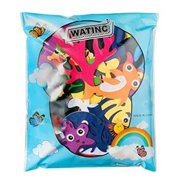 WATINC 45Pcs Ocean Felt Board Play Kit for Kids