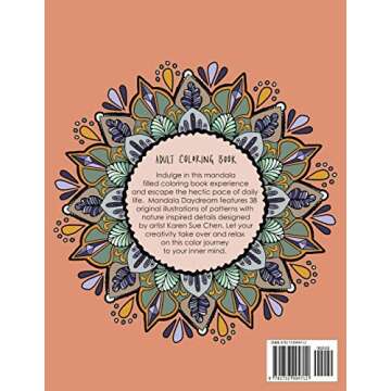Mandala Daydream: Adult Coloring Book - Immerse in Meditation Designs