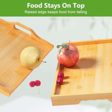 Youpehom Bamboo Bed Tray Table - Versatile & Stylish
