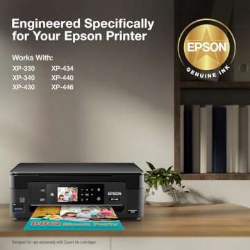 EPSON 288 DURABrite Ultra Ink Standard Capacity Black Cartridge (T288120-S) Works with Expression XP-330, XP-430, XP-434, XP-340, XP-440, XP-446