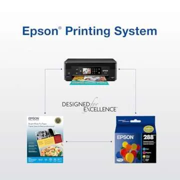 EPSON 288 DURABrite Ultra Ink Standard Capacity Black Cartridge (T288120-S) Works with Expression XP-330, XP-430, XP-434, XP-340, XP-440, XP-446