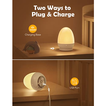JolyWell Portable Night Light for Kids with Timer