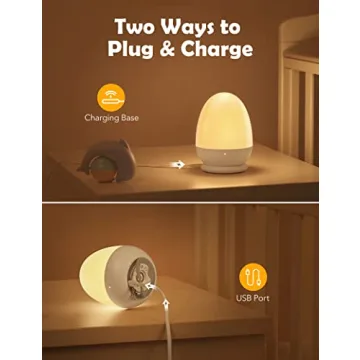JolyWell Portable Night Light for Kids with Timer