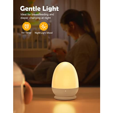 JolyWell Portable Night Light for Kids with Timer