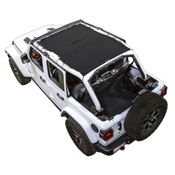 Durable Spiderwebshade Sun Shade for Jeep Wrangler JL