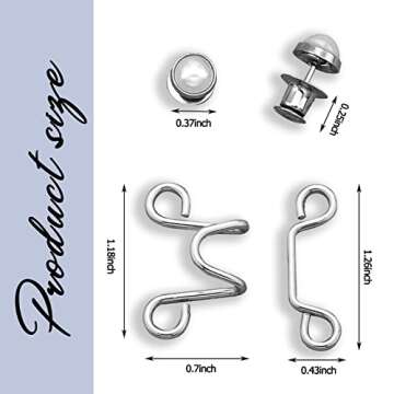 Adjustable Qkari Jean Button Pins for Every Outfit