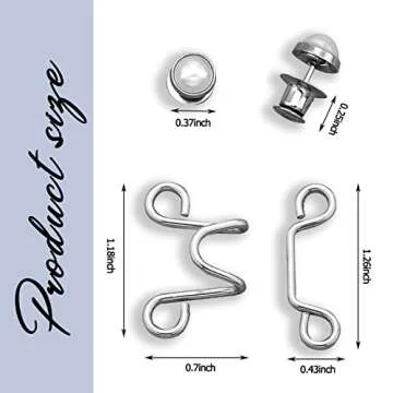 Adjustable Qkari Jean Button Pins for Every Outfit