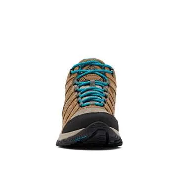 Columbia Women's Redmond III Mid Waterproof Walking Shoe Hiking, Khaki II/Sea Level, 8
