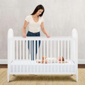 Serta Perfect Start Dual Sided Baby Crib Mattress & Toddler Mattress - Waterproof - 6" Premium Susta...