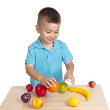Melissa & Doug Playtime Produce Fruits Play Food Set