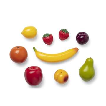 Melissa & Doug Playtime Produce Fruits Play Food Set With Crate (9 pcs)