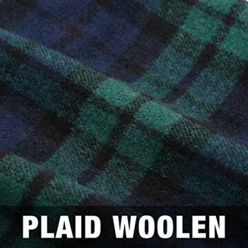 Green Plaid Skirt for Women Green Skirt Women Fall Winter Dresses Bodycon Midi Knee Length Pencil Skirts with Slit, Green, L