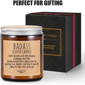 Badass Scented Candle for Fun Celebrations