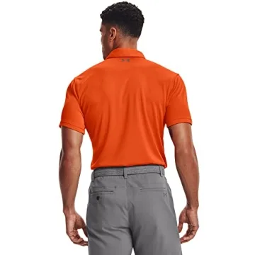 Men's Tech Golf Polo in Team Orange, XX-Large Tall