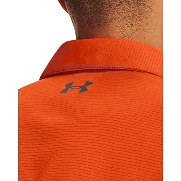 Men's Tech Golf Polo in Team Orange, XX-Large Tall