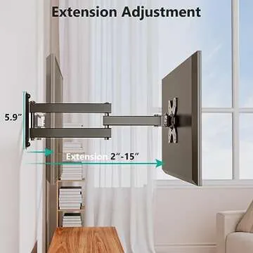 WALI Articulating Wall Mount for 13 to 32 inch TVs