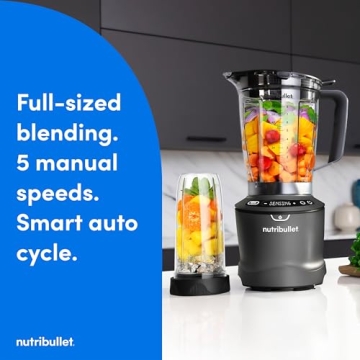 NutriBullet SmartSense Blender Combo - 5-Speed Power