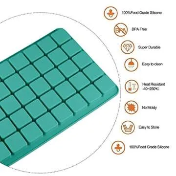 Mity Rain Silicone Candy Molds - Ideal for Healthy Snacks