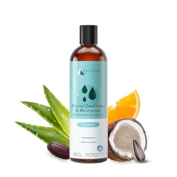 kin+kind Deep Moisturizing Conditioner for Dogs & Cats - Natural & Hypoallergenic