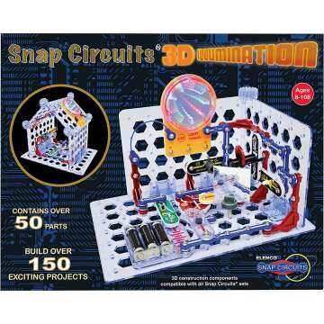 Snap Circuits 3D Electronics Kit for Kids 8+