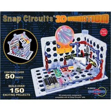 Snap Circuits 3D Electronics Kit for Kids 8+