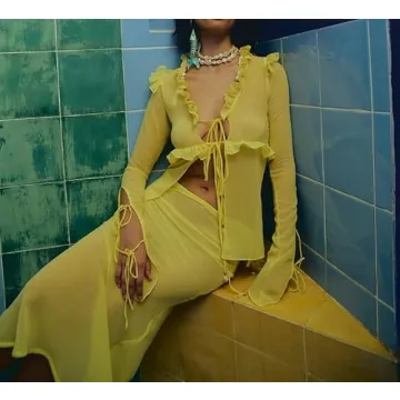 Shop Y2K Hollow Out Women Skirt Sets - Chic Comfort