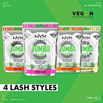 NYX PROFESSIONAL MAKEUP Jumbo Lash! 2-In-1 Eyeliner & Lash Adhesive - Baddest Black