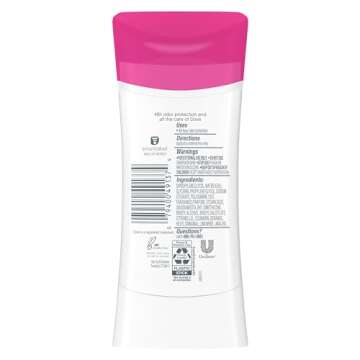 Dove Teens Deodorant Stick Strawberry Sparkle, for gentle underarm care, 48-hour odor protection and...