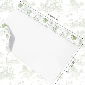 Charming JarThenaAMCS French Village Wrapping Paper for Gifts