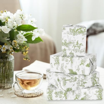 Charming JarThenaAMCS French Village Wrapping Paper for Gifts