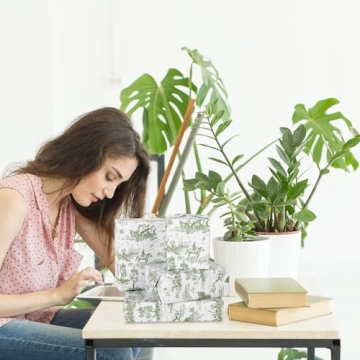 Charming JarThenaAMCS French Village Wrapping Paper for Gifts