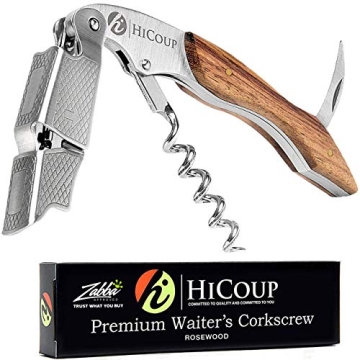 Hicoup Wine Opener with Foil Cutter & Cap Remover