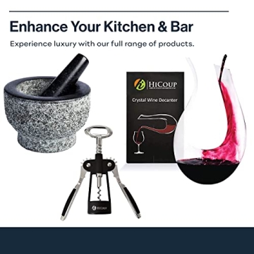 Hicoup Wine Opener with Foil Cutter & Cap Remover