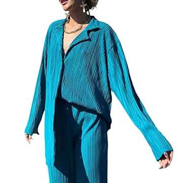 NUFIWI Women Y2K 2 Piece Oversized Floral Set - Summer Streetwear