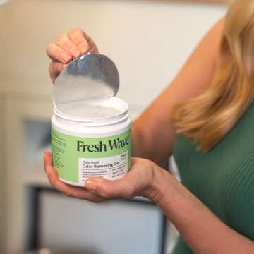 Fresh Wave Odor Removing Gel, Original 15 oz. & Lavender 7 oz.| Safer Odor Absorbers for Home | Natural Plant-Based Odor Eliminator | Every 7 oz. Lasts 15-30 Days | for Cooking, Trash & Pets