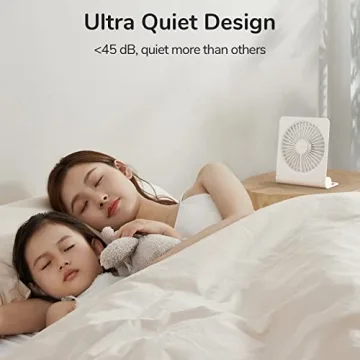 JISULIFE Portable Small Desk Fan for Ultimate Cooling