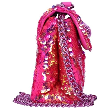 Kurt Geiger Fuchsia Sequins Kensington Bag for Women
