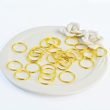 Nydotd 180 Hair Rings - Stunning Women's Hair Accessories