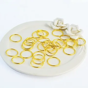 Nydotd 180 Hair Rings - Stunning Women's Hair Accessories