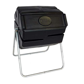 FCMP Outdoor 37 Gallon Roto Tumbling Composter for Easy Garden Use