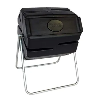 FCMP Outdoor 37 Gallon Roto Tumbling Composter for Easy Garden Use