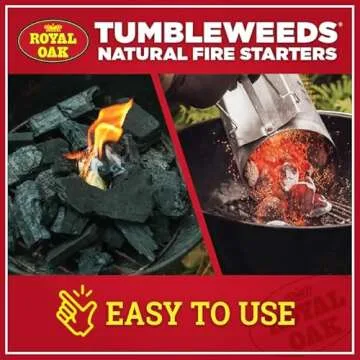 Royal Oak Tumbleweeds Fire Starter - All Natural Solution 40 Pack