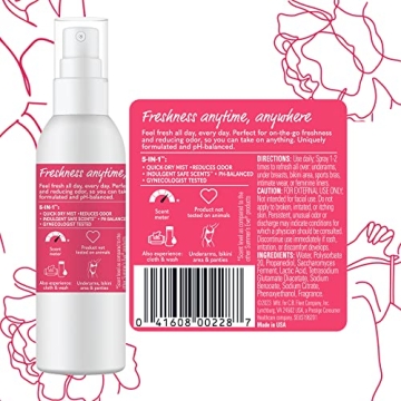 Summer's Eve Feminine Spray 1.89 oz - Odor Reducing Mist