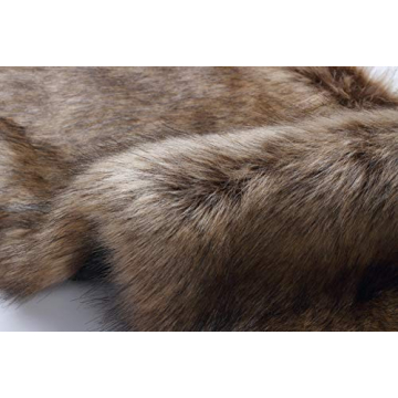 Caracilia Stylish Faux Fur Shawl for Winter Comfort