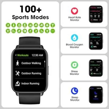 Smart Watch with Fitness Tracker No App Required